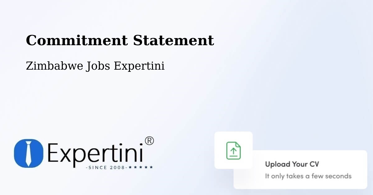 Corporate Commitment – Chimanimani - Zimbabwe Jobs Expertini